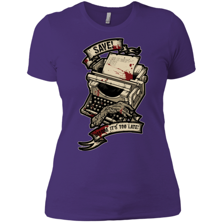 T-Shirts Purple / X-Small EVIL SAVE POINT Women's Premium T-Shirt