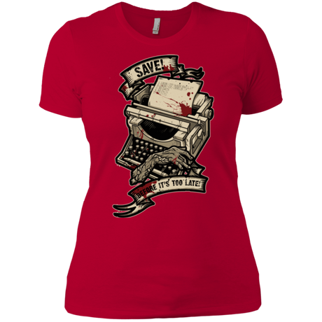 T-Shirts Red / X-Small EVIL SAVE POINT Women's Premium T-Shirt