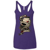 T-Shirts Purple / X-Small EVIL SAVE POINT Women's Triblend Racerback Tank