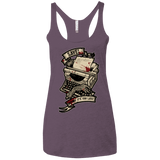T-Shirts Vintage Purple / X-Small EVIL SAVE POINT Women's Triblend Racerback Tank