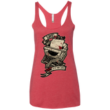 T-Shirts Vintage Red / X-Small EVIL SAVE POINT Women's Triblend Racerback Tank