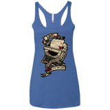 T-Shirts Vintage Royal / X-Small EVIL SAVE POINT Women's Triblend Racerback Tank