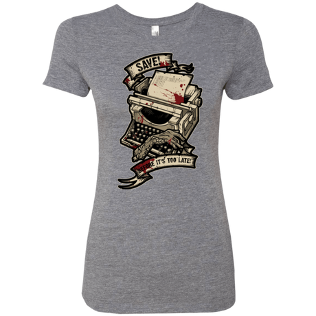 T-Shirts Premium Heather / Small EVIL SAVE POINT Women's Triblend T-Shirt