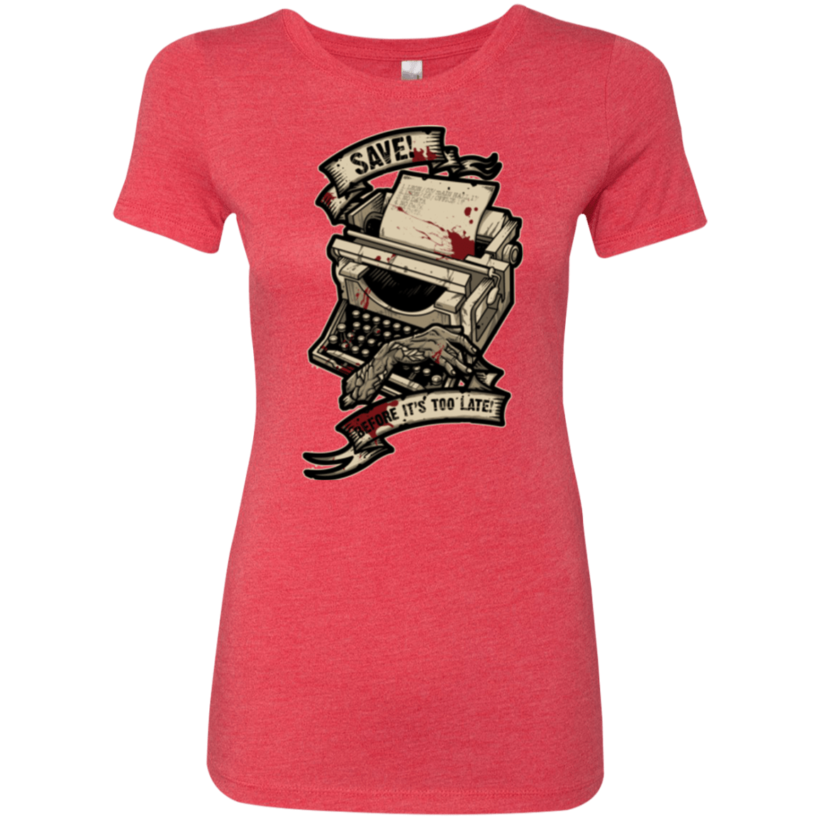 T-Shirts Vintage Red / Small EVIL SAVE POINT Women's Triblend T-Shirt