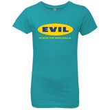 T-Shirts Tahiti Blue / YXS EVIL Screw The Meatballs Girls Premium T-Shirt