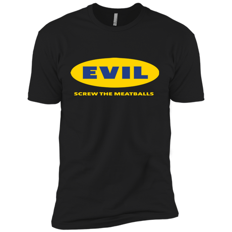 T-Shirts Black / X-Small EVIL Screw The Meatballs Men's Premium T-Shirt