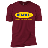 T-Shirts Cardinal / X-Small EVIL Screw The Meatballs Men's Premium T-Shirt