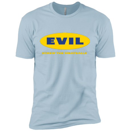 T-Shirts Light Blue / X-Small EVIL Screw The Meatballs Men's Premium T-Shirt