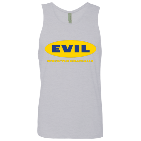 T-Shirts Heather Grey / Small EVIL Screw The Meatballs Men's Premium Tank Top