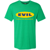 T-Shirts Envy / Small EVIL Screw The Meatballs Men's Triblend T-Shirt