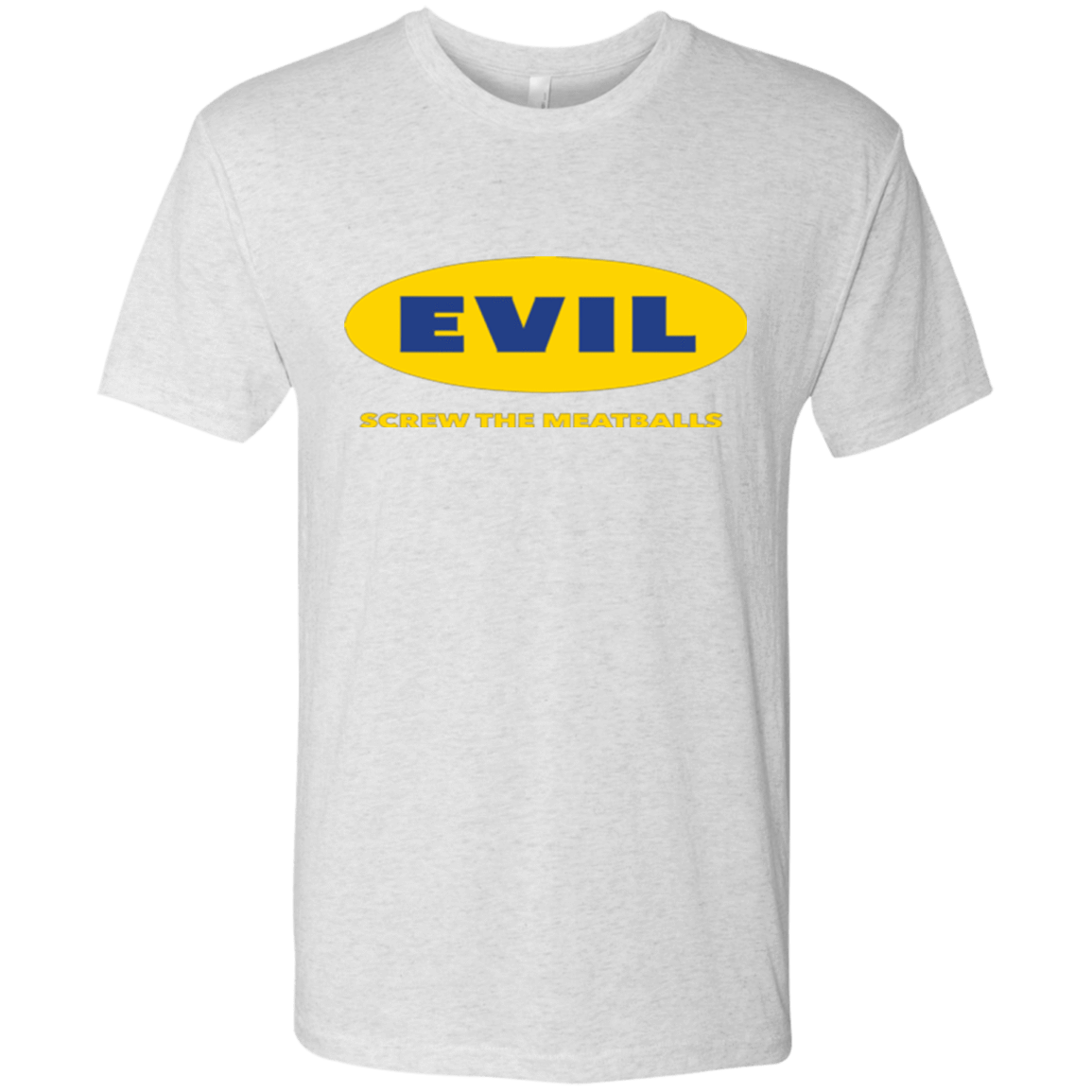 EVIL Screw The Meatballs Men's Triblend T-Shirt