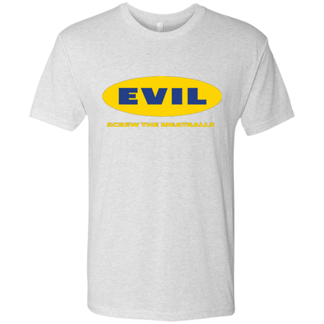 EVIL Screw The Meatballs Men's Triblend T-Shirt