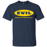 T-Shirts Navy / Small EVIL Screw The Meatballs T-Shirt
