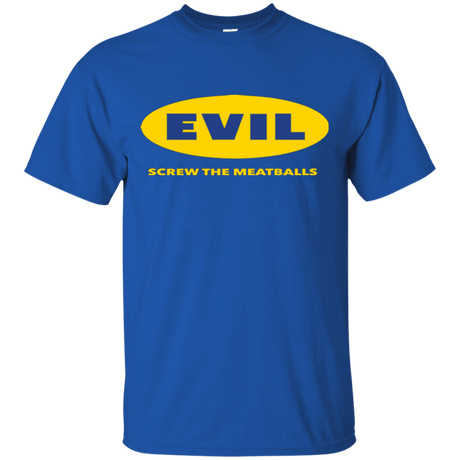 T-Shirts Royal / Small EVIL Screw The Meatballs T-Shirt