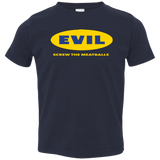 T-Shirts Navy / 2T EVIL Screw The Meatballs Toddler Premium T-Shirt