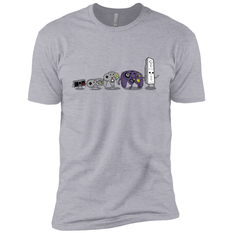 T-Shirts Heather Grey / YXS Evolution controller NES Boys Premium T-Shirt