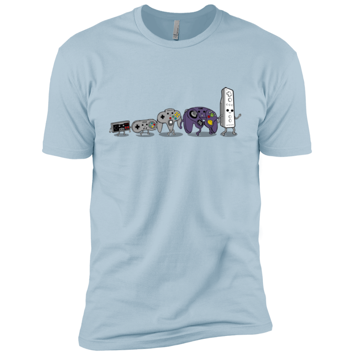 T-Shirts Light Blue / YXS Evolution controller NES Boys Premium T-Shirt