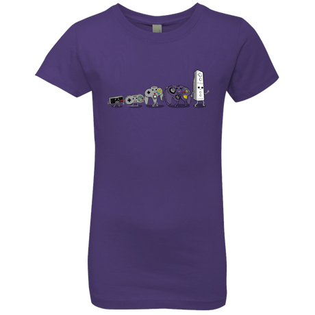 T-Shirts Purple Rush / YXS Evolution controller NES Girls Premium T-Shirt