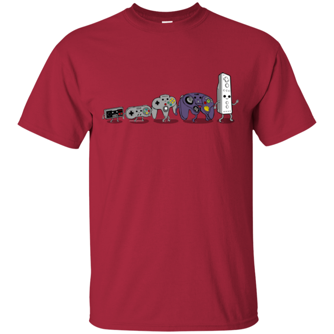 T-Shirts Cardinal / Small Evolution controller NES T-Shirt