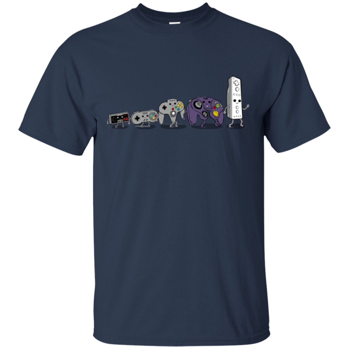 T-Shirts Navy / Small Evolution controller NES T-Shirt