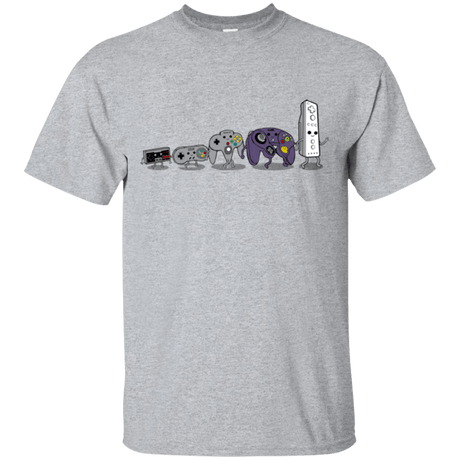 T-Shirts Sport Grey / Small Evolution controller NES T-Shirt