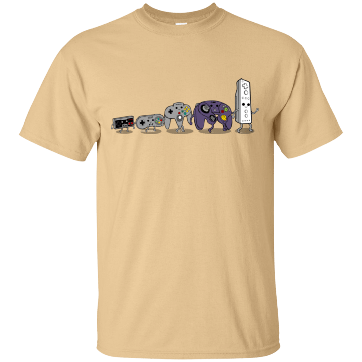 T-Shirts Vegas Gold / Small Evolution controller NES T-Shirt