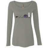 T-Shirts Venetian Grey / Small Evolution controller NES Women's Triblend Long Sleeve Shirt