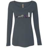 T-Shirts Vintage Navy / Small Evolution controller NES Women's Triblend Long Sleeve Shirt