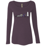 T-Shirts Vintage Purple / Small Evolution controller NES Women's Triblend Long Sleeve Shirt