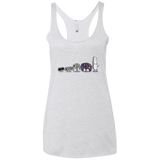 T-Shirts Heather White / X-Small Evolution controller NES Women's Triblend Racerback Tank