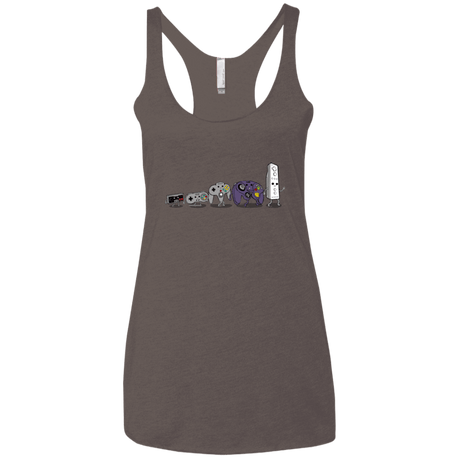 T-Shirts Macchiato / X-Small Evolution controller NES Women's Triblend Racerback Tank