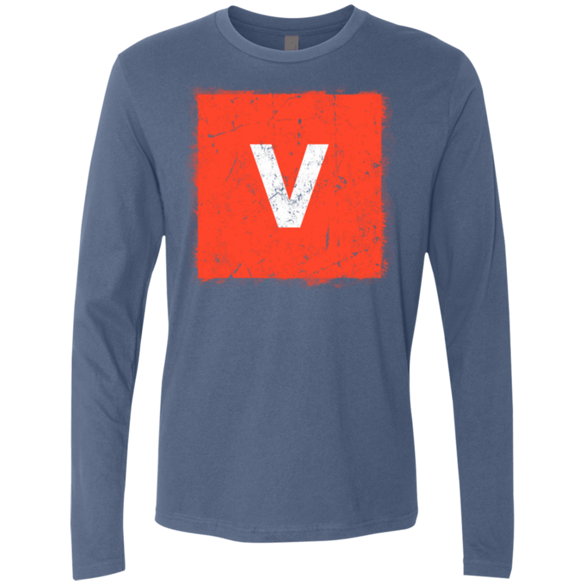 T-Shirts Indigo / Small Evolve Men's Premium Long Sleeve