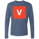 T-Shirts Indigo / Small Evolve Men's Premium Long Sleeve