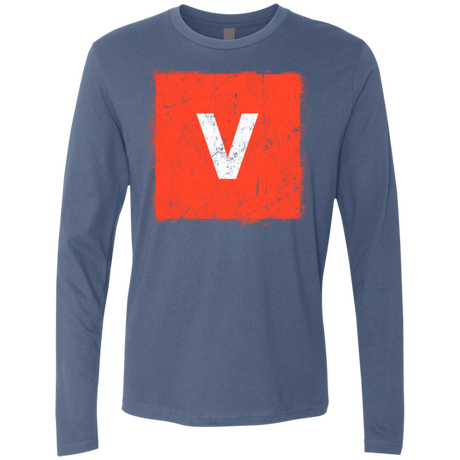 T-Shirts Indigo / Small Evolve Men's Premium Long Sleeve