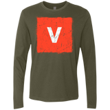 T-Shirts Military Green / Small Evolve Men's Premium Long Sleeve