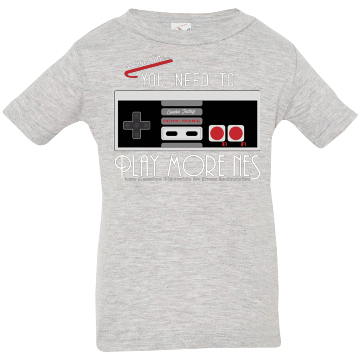 T-Shirts Heather / 6 Months Evolve Today! Play More NES Infant Premium T-Shirt