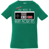 T-Shirts Kelly / 6 Months Evolve Today! Play More NES Infant Premium T-Shirt