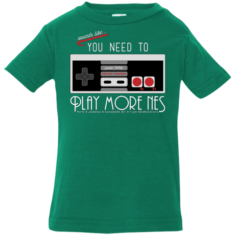 T-Shirts Kelly / 6 Months Evolve Today! Play More NES Infant Premium T-Shirt