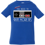 T-Shirts Royal / 6 Months Evolve Today! Play More NES Infant Premium T-Shirt