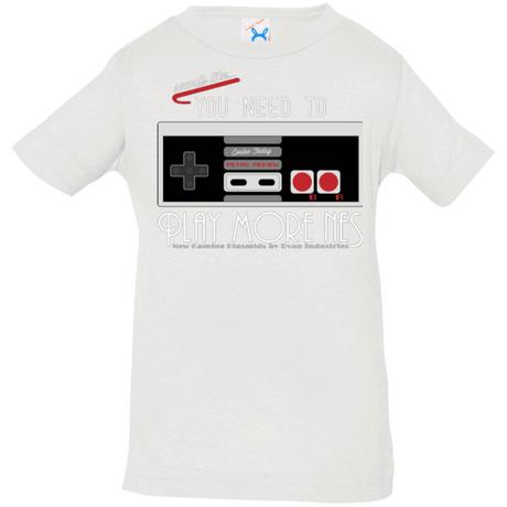 T-Shirts White / 6 Months Evolve Today! Play More NES Infant Premium T-Shirt