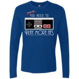 Evolve Today! Play More NES Men's Premium Long Sleeve
