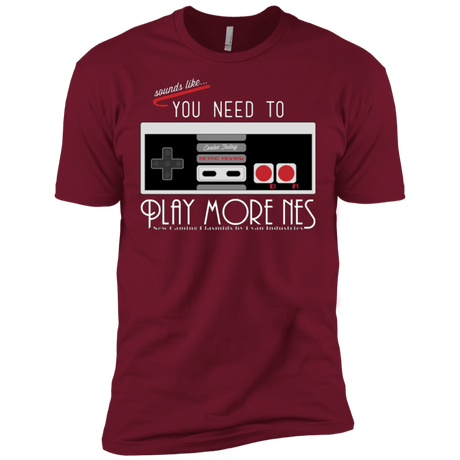 T-Shirts Cardinal / X-Small Evolve Today! Play More NES Men's Premium T-Shirt