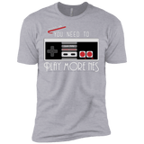 T-Shirts Heather Grey / X-Small Evolve Today! Play More NES Men's Premium T-Shirt