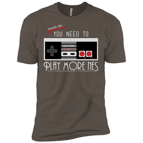 T-Shirts Warm Grey / X-Small Evolve Today! Play More NES Men's Premium T-Shirt