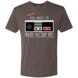 T-Shirts Macchiato / Small Evolve Today! Play More NES Men's Triblend T-Shirt