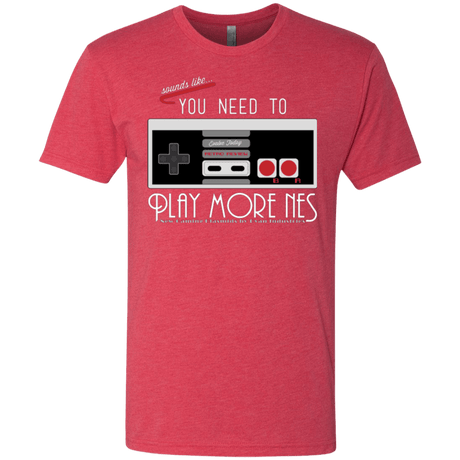 T-Shirts Vintage Red / Small Evolve Today! Play More NES Men's Triblend T-Shirt
