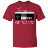 T-Shirts Cardinal / Small Evolve Today! Play More NES T-Shirt