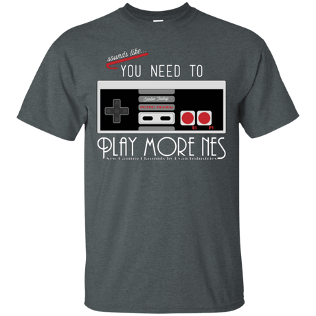 T-Shirts Dark Heather / Small Evolve Today! Play More NES T-Shirt