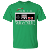 T-Shirts Irish Green / Small Evolve Today! Play More NES T-Shirt