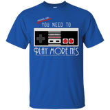 T-Shirts Royal / Small Evolve Today! Play More NES T-Shirt